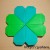 Origami: How to fold Heart-Shaped and Four-Leaf Clover-Shaped Bookmarks