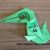 Origami: How to fold Snivy (Pokemon)