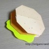 Origami: How to fold a Hamburger Set
